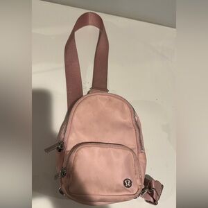 Lululemon Pink Sling Crossbody Bag